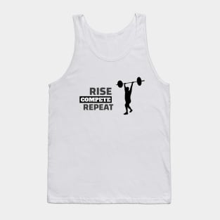 Rise compete repeat Tank Top